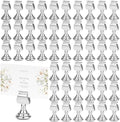 48 Pack Harp Clip Wedding Table Number Holders 1.7 inch Metal Place Card by Unknown