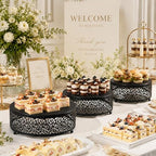 3Pcs Metal Food Risers, Buffet Table Display Stand - Image 3