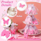 Dunzy 100 Sets Butterfly Soap Favors Baby Shower with Thank You Cards - Image 3