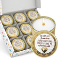 Majestic Zen Baby Shower Candle Favors Gift Set |9-Pack Neutral Scented Soy Wax Candles with Fresh Baby Powder |Long Lasting 40 Hour Burn |Unique Gender Reveal Party Favors & Baby Shower Decorations by MajesticZen