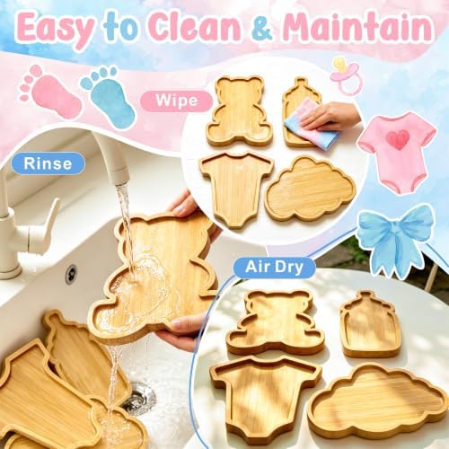 Baby Shower Charcuterie Board Bearly Wait Gender Reveal Decorations Platter - Image 6