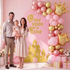 Breling Once Upon a Time Birthday Decor 6.6 ft Princess Arch Cover Backdrop - Image 6