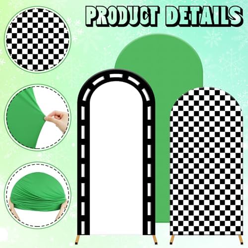 Foilswirl 4ft 5ft 6ft Monster Truck Arch Backdrop Covers - Image 4