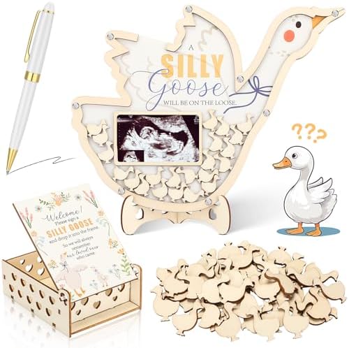 Chunful 64 Pcs Goose Baby Shower Party Decorations Guest Book Alternative by Chunful