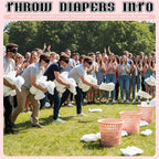 LemonRoad 4 Pack Funny Baby Shower Diaper Games Activities Kits Toss the Diaper in the Pail Hilarious Gender Reveal Games Prizes Accessories for Boys Girls Women Men (Pink) - Image 2