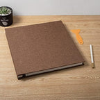 Large Photo Album Scrapbook, Holds 4x6, 8x10 Pictures, Self-Adhesive Pages for Baby, Wedding, Travel & Family Memories, Includes Metallic Pen & Scraper, DIY Memory Book for Gifts 11" X 10.8" 60 Pages - Image 6