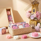 Loopeer 50 Pcs Rose Soap Favors for Wedding Bridal Shower Mini Flower Shaped Scented Soap Guest Gift Bulk with Box for Baby Shower Birthday Party Anniversary Decor(Beige, Pink, Rose Red) - Image 3
