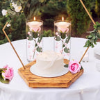 Riceshoot 324 Pcs Floating Flowers Vase Fillers Kit for Centerpieces, Rose - Image 6