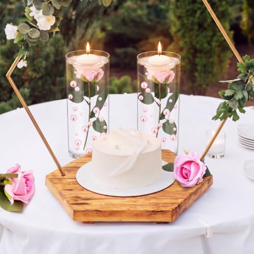 Riceshoot 324 Pcs Floating Flowers Vase Fillers Kit for Centerpieces, Rose - Image 6