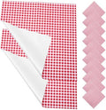 Mipcase 20pcs Red and White Checkered Floral Bouquet Wrapping Paper 58cm X 58cm Plaid Tissue Paper for Wedding Wraps, Flower Bouquet Packaging, Craft and DIY Supplies by Mipcase