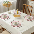 100Pcs Pink Thick Paper Placemats, Disposable Waterproof Wedding Place Mats - Image 6