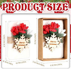 Demissle 30 Pcs Mini Scented Soap Party Favor Gifts Baby Shower Favors Handmade Flower Soap Party Favors for Guest with Thank You Tag for Wedding Bridal Shower Gender Reveal Gift(White,Trendy) - Image 2