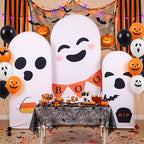 3 Pcs Halloween Arch Backdrop Covers, Boo Ghost Arch Cover - Image 4