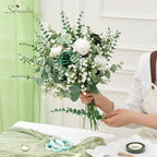 Serwalin 50PCS Mixed Eucalyptus Stems with Baby's Breath Greenery - Image 4
