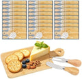 24 Set Bridal Shower Favor Prizes Charcuterie Board, Bamboo Cheese Board by Unknown