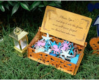 Personalized Nautical Ship Wheel Drop Box Wedding Guest Book Alternative - Image 4