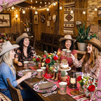 Pickmesh 250 Pcs Cowgirl Birthday Party Decoration Pink Barn Plate Serve 50 - Image 5