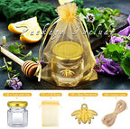 Nuogo 100 Set 1.5 oz Mini Hexagon Glass Honey Jars with Lids Bulk - Image 4