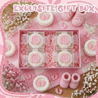 MTLEE 24 Pcs Baby Shower Candle Party Favors for Guests Pink Footprints Scented Candles with Bow Gift Box Ribbon Cute Feet Shaped Return Gifts Keepsakes for Baby Shower Gender Reveal Party Supplies - Image 5