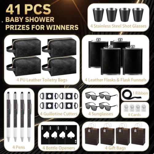 41 Pcs Baby Shower Prizes for Men, Groomsmen Gifts Wedding Party - Image 3