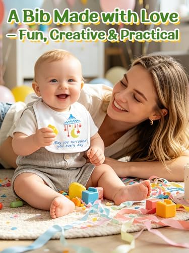 All-in-One Baby Shower Games for Guests, DIY Bib Decorating Kit, 24 Sets - Image 7