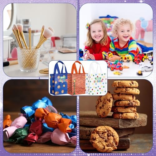 Sweetude 40 Pcs Cartoon Street Party Favor Bags with Handle - Image 5
