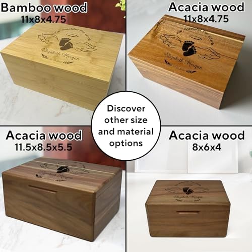 Customized Memorial Box Unique Sympathy Gift, In Memory of Loved One Gifts - Image 2