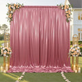 10x10ft Rose Gold Sequin Backdrop Curtain for Wedding Parties,2 Panels 5x10ft Thick Wrinkle Free Shimmer Glitter Rose Gold Photo Backdrop Drapes Curtains for Birthday Photography Background Cloth by LeegleriTableSkirt