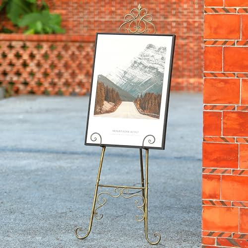 Vintage Metal Free Standing Adjustable Display Stand Easel - Image 2