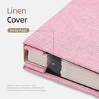Vienrose Large Self Adhesive Scrapbook 60 Pages 13 x 12.6 in Pink - Image 5