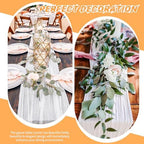 20 Pack Cheesecloth Table Runner - 17x108 Inch White Boho Gauze Cheese Cloth Table Runners for Baby Bridal Shower Decoration Wedding Party Summer Garden Farmhouse - Image 6