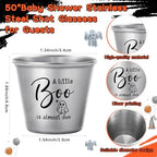 Vesici 50 Set Baby Shower Party Favor Halloween Shot Glasses Bottle Openers - Image 2