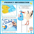 Its a Boy Decorations Yard Signs, 11 Pcs, 16 In, Baby Shower Lawn Sign - Image 3