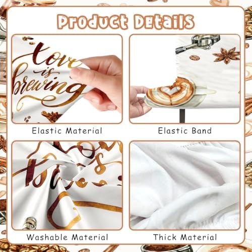 Serencatcher 7.2ft Love Brewing Arch Backdrop Cover - Image 3