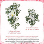 Wedding Arch Decorations 2 Pack, Artificial Hanging Flowers - Image 7