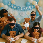 6 Sets Bottle Chug Baby Shower Games Tan Brown Bear - Image 5