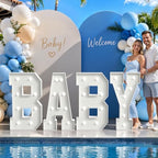 Imprsv Baby Letters For Baby Shower 3FT Marquee Letters Light Up Decoration by Letsmakeitimpressive