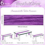 6 Pack Purple Cheesecloth Table Runner 10Ft 23 x 120 Inch - Image 7
