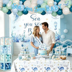 Sea You Soon Baby Shower Decorations All-in-One Kit Blue Boy - Image 3