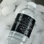 100 Black Pinstripe Wedding Anniversary Engagement Party Water Bottle Labels Birthday Party Easy to Use Self Stick Labels - Image 6