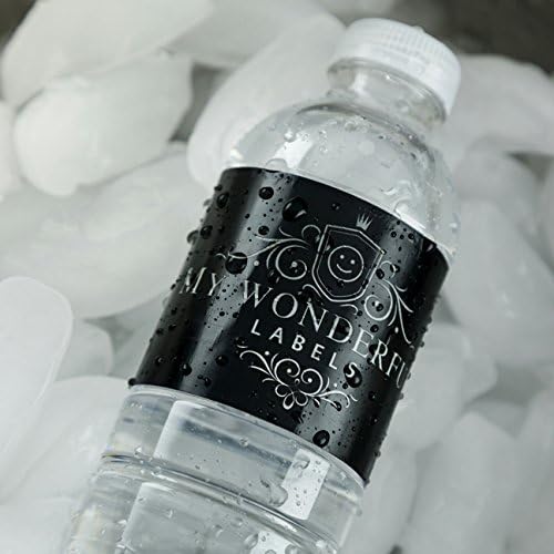 100 Retro Bubbles Wedding Anniversary Engagement Party Water Bottle Labels Bridal Shower Birthday - Image 6