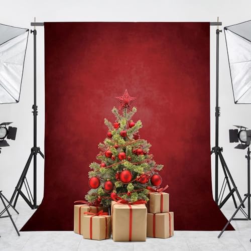 Abstract Photography Backdrop for Photoshoot 8x10ft,Red,No Stand - Image 3