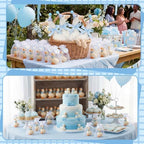 Conelist 16 Sets Silly Goose Party Favors Silly Goose Candle, Blue - Image 6