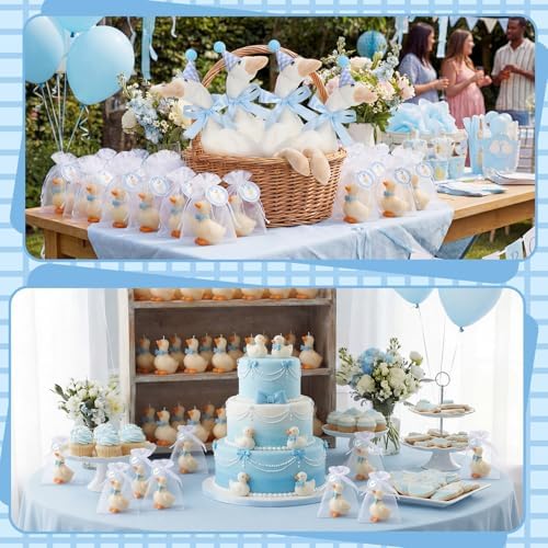Conelist 16 Sets Silly Goose Party Favors Silly Goose Candle, Blue - Image 6