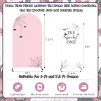 Serencatcher Halloween Spooky One Birthday Arch Covers Pink 7.2FT 6FT 2Pcs - Image 3