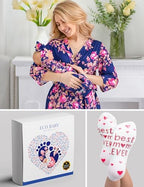 Mommy and Me Robe and Swaddle Set | Maternity Robe Matching Baby Girl, Boy - Image 6