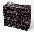 AOFUN Personalized Name Heart Custom Name Gift Wrapping Paper Personalized Gift Wrap Paper Personalized Gift Wrap Paper Custom Gift Tissue Paper 5 Rolls 58"" x 23"", Style 26 by Unknown