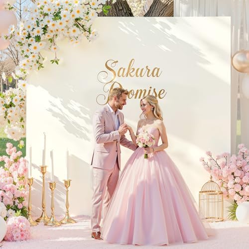 Ivory Square Arch Backdrop Cover 8x8FT, Double-Sided Stretchy Spandex Fabric Fits Square Arch Backdrop Stand, Ivory Background Backdrop for Wedding Baby Shower Birthday Party Decorations - Image 2