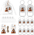 72PCS Halloween Highland Cow Baby Shower Favors Bottle Opener Keychains by Tarndom