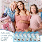 145 Pieces Cowboy Baby Shower Favors for Guest A Little Cowboy is On the Way Ballpoint Pens and Keychains Gifts Bulk Retractable Baby Shower Pens Gender Reveal Greeting Cards Souvenirs Prizes - Image 7